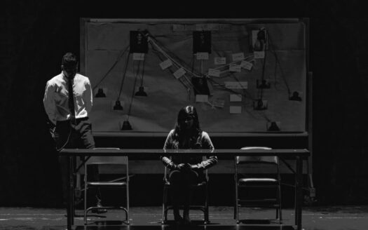 a woman being interrogated, which can be similar to answering requests for admissions