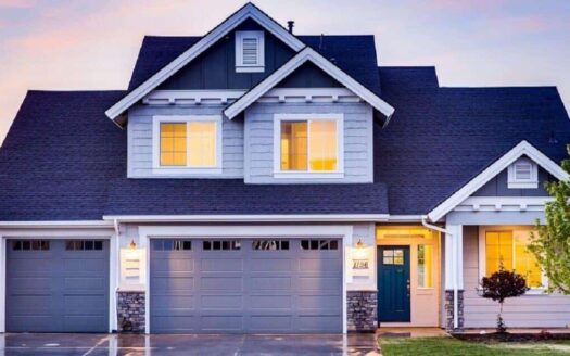 a photo of a home that is being sold for sale by owner